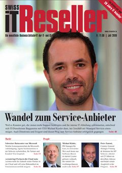 Swiss IT Reseller: Cover der Ausgabe 2018/07