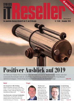 Swiss IT Reseller: Cover der Ausgabe 2018/12