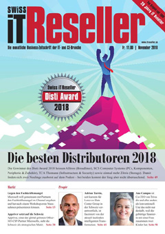Swiss IT Reseller Cover Ausgabe 2018/itm_201811
