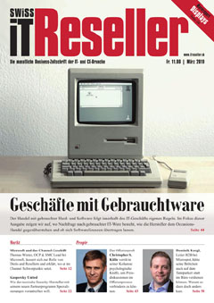 Swiss IT Reseller: Cover der Ausgabe 2019/03
