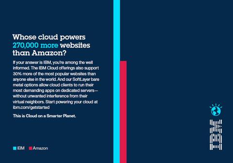 IBM-Werbung nimmt Amazon aufs Korn