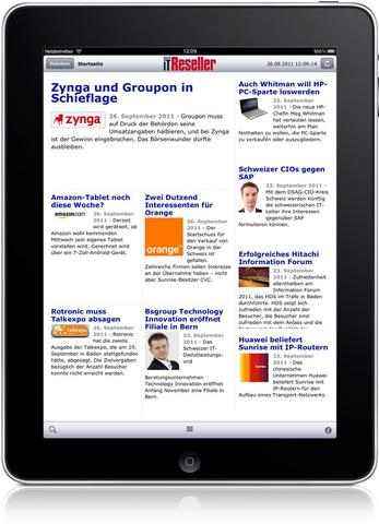 Neu: 'Swiss IT Reseller' für Ihr iPad