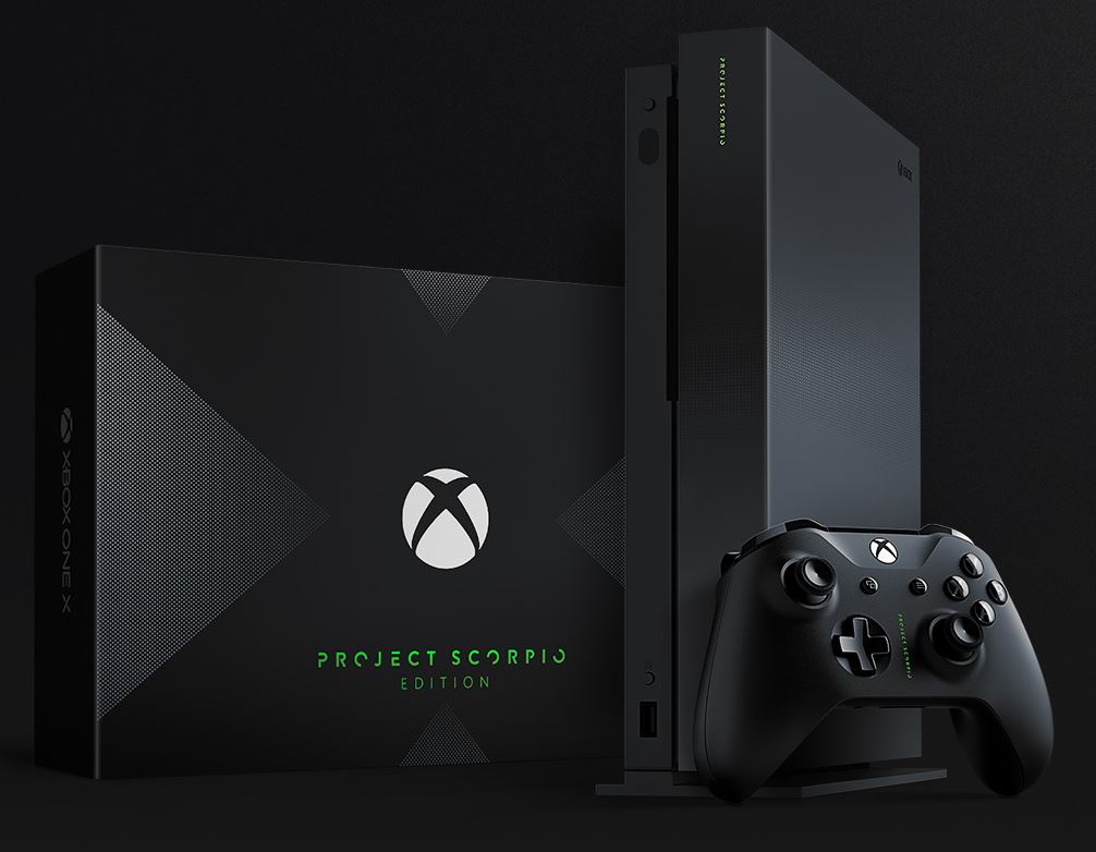 Microsoft startet Vorverkauf der limitierten Xbox One X Project Scorpio Edition