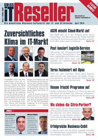 Swiss IT Reseller Cover Ausgabe 2014/itm_201404