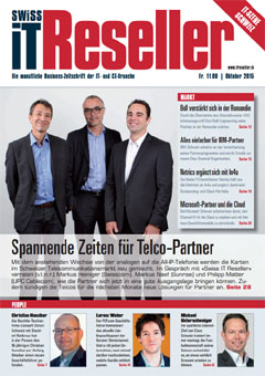 Swiss IT Reseller Cover Ausgabe 2015/itm_201510