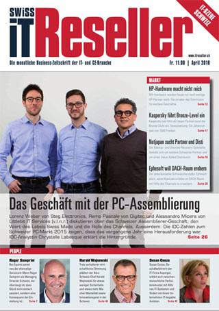 Swiss IT Reseller Cover Ausgabe 2016/itm_201604