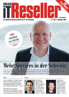Swiss IT Reseller: Cover der Ausgabe 2022/09