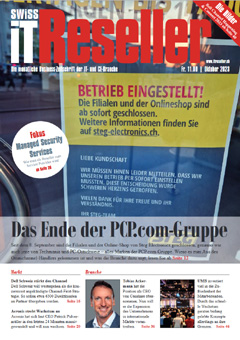Swiss IT Reseller: Cover der Ausgabe 2023/10