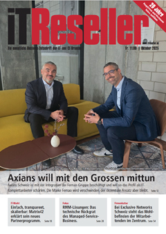 Swiss IT Reseller: Cover der Ausgabe 2025/10