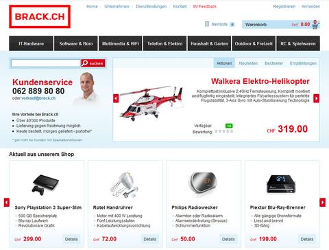 Brack lanciert neuen Onlineshop