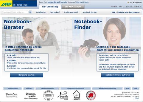 ARP lanciert neuen Online-Produktberater