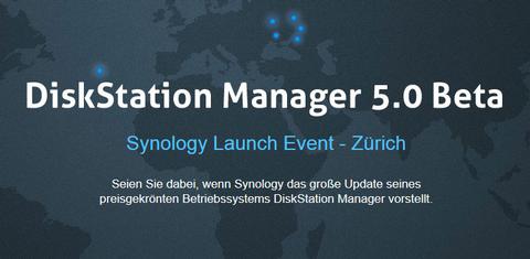 Synology lädt in der Schweiz zur DSM-5.0-Präsentation