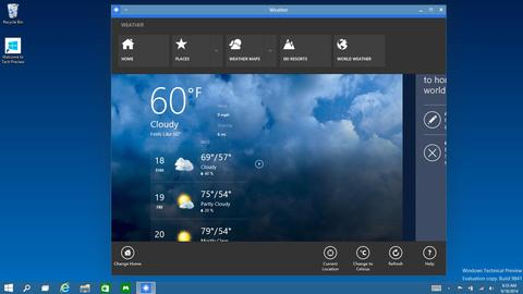 Windows 10: Preview im Laufe des Tages