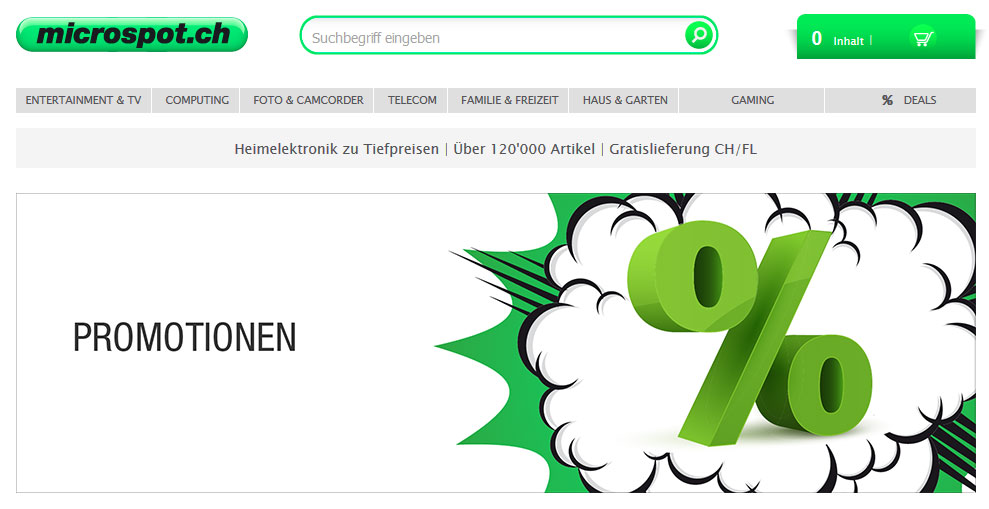 Black Friday bei Microspot.ch