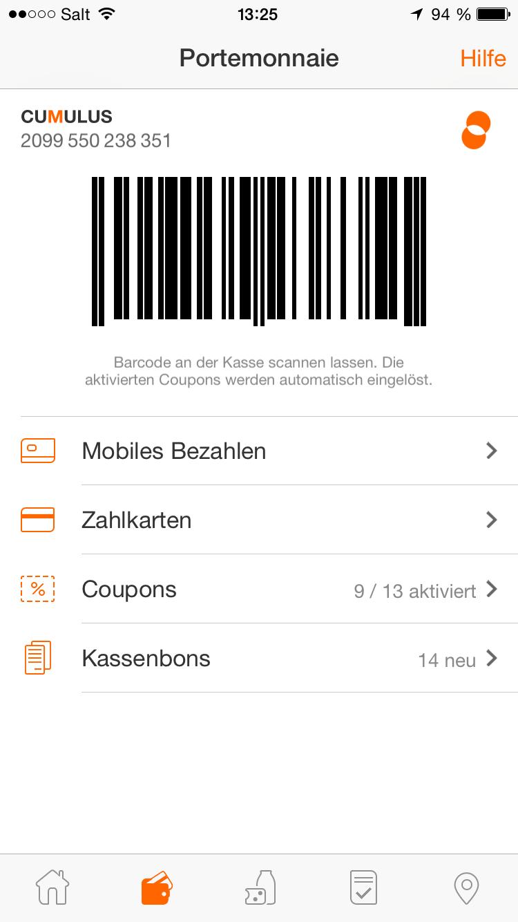 Migros ermöglicht bezahlen via App