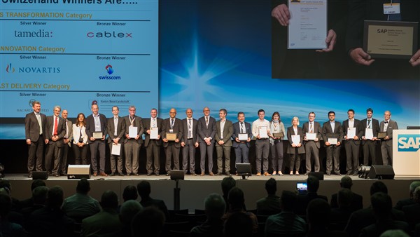 SAP Schweiz verleiht Quality Awards 2015
