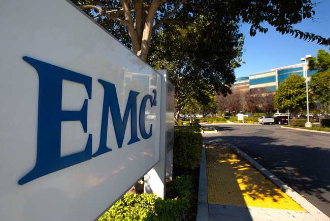 EMC im ersten Quartal im Minus