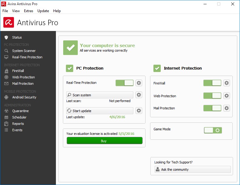 22 Antiviren-Programme fuer Windows 10 im Test - Bildergalerie Bild 5