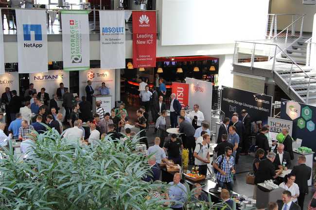 Storage Solution Days - Swiss 2017 lockten Besucher und Aussteller in Scharen an