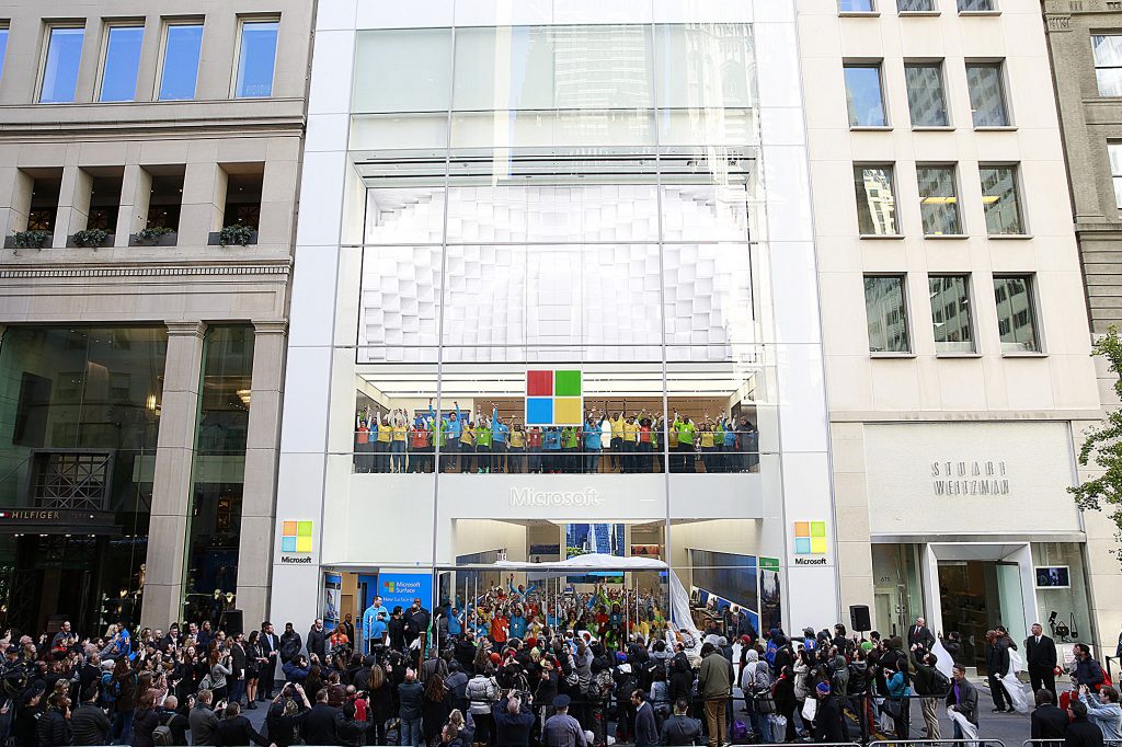 Microsoft eröffnet Flagship Store in Europa
