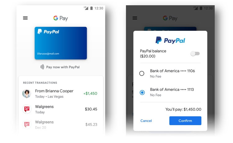 Paypal in Google-Dienste integriert 
