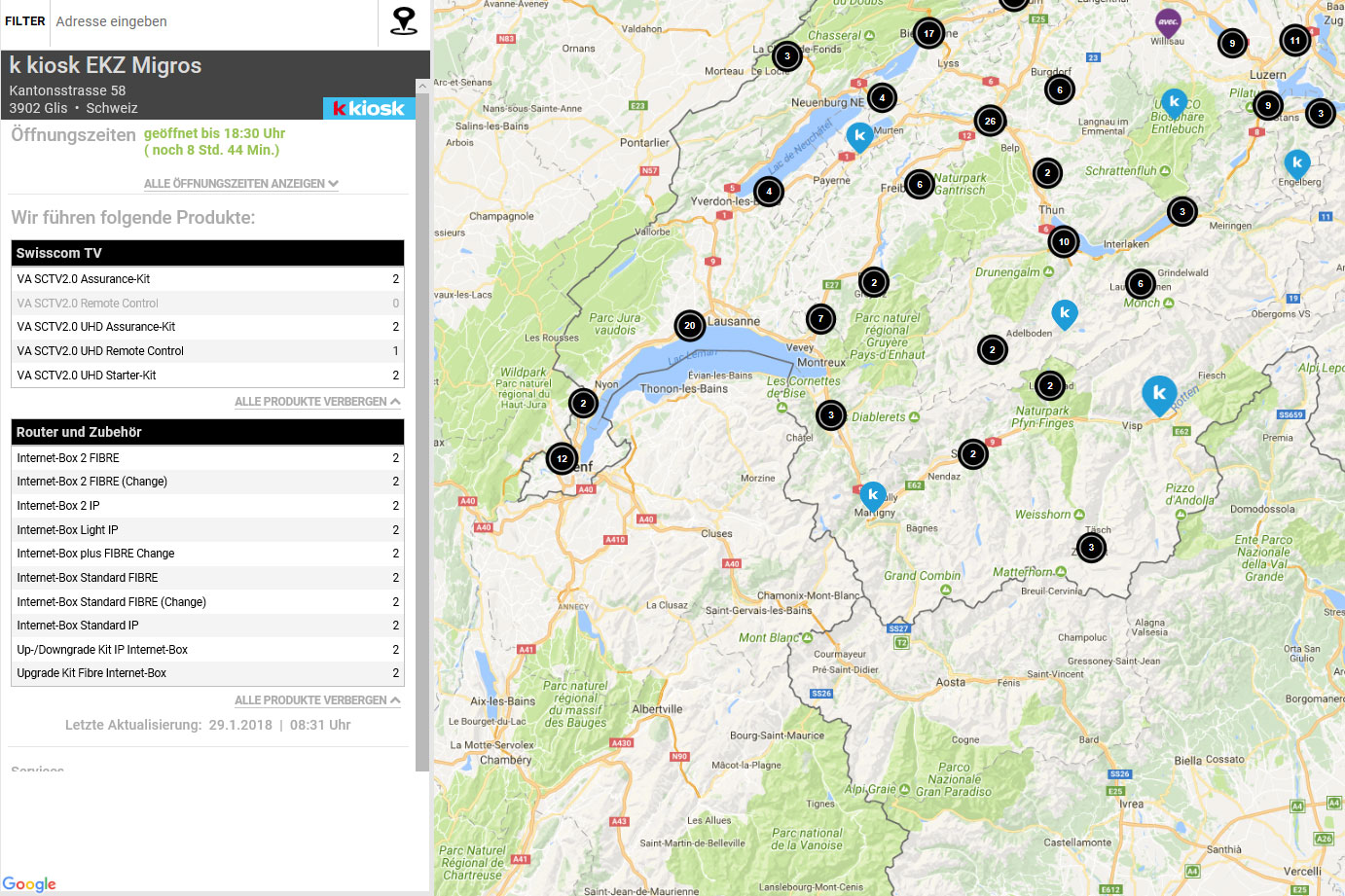 Valora-Kioske werden Mini-Swisscom-Shops