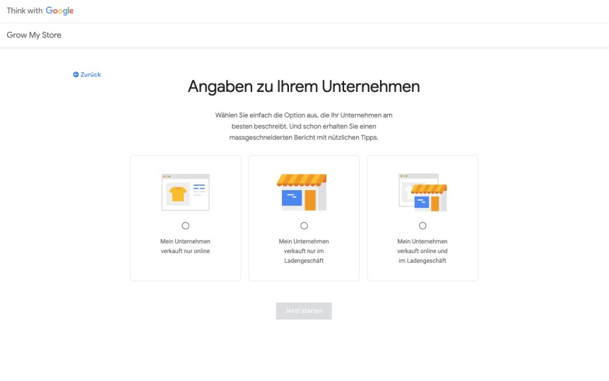 Google bringt Grow my Store in die Schweiz