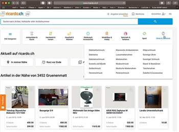 Ricardo ist beliebtester Schweizer Online-Marktplatz