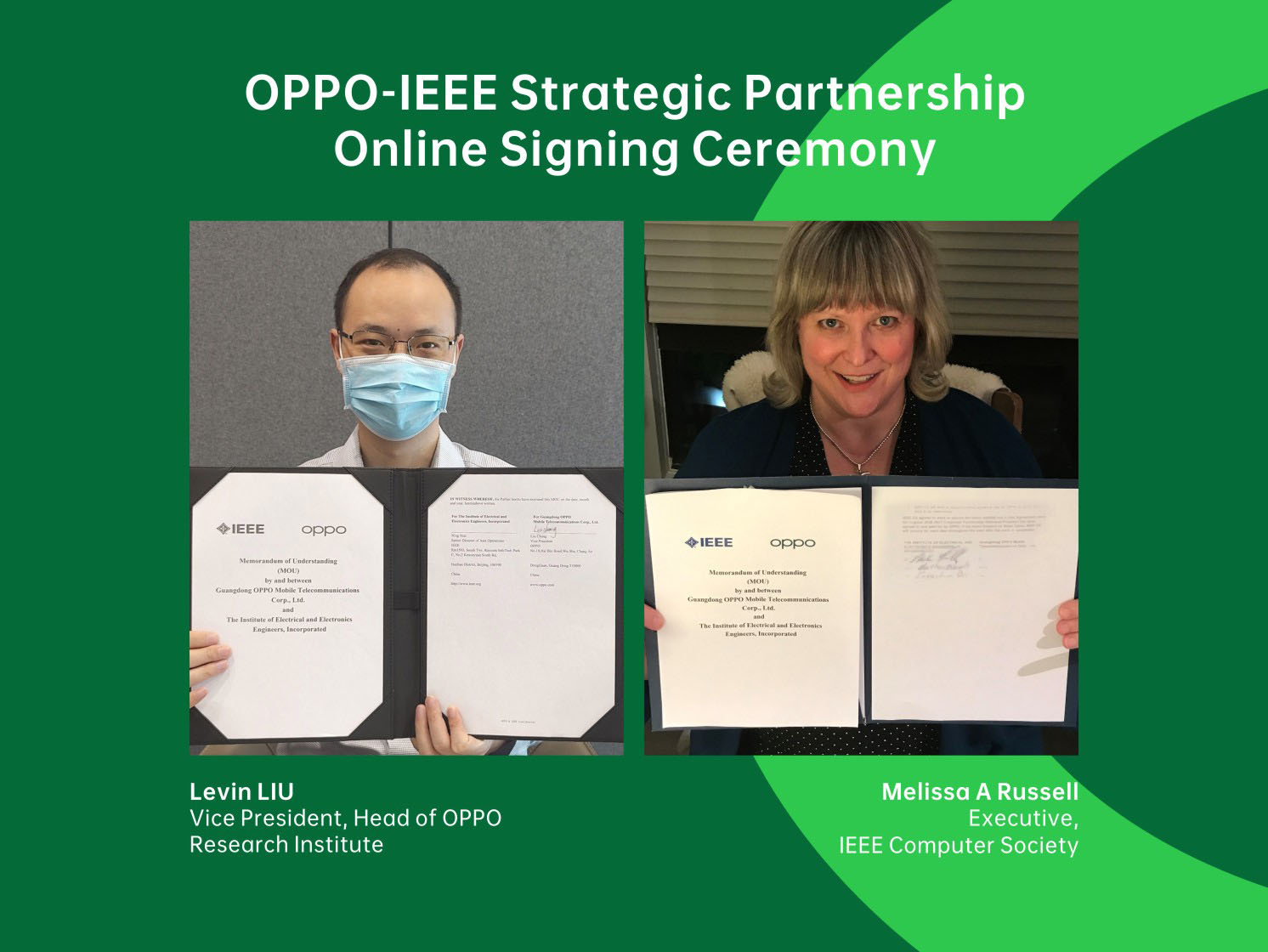 Oppo und IEEE beschliessen Partnerschaft
