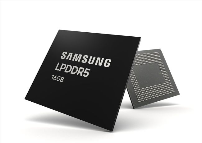 Samsung startet mit Massenproduktion von 16GB LPDDR5 DRAM für Premium-Phones