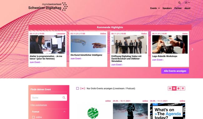 600 kostenlose Veranstaltungen rund um die Digitalisierung