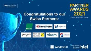 Dell EMEA wählt Datastore zum Schweizer Distributor of the Year 2021