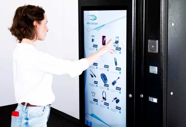 E-display.ch vertreibt Ausgabeautomaten für Arbeits-Equipment von Azkoyen 
