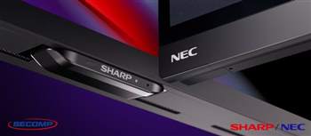 Secomp ist offizieller Distributor von Sharp/NEC in der Schweiz