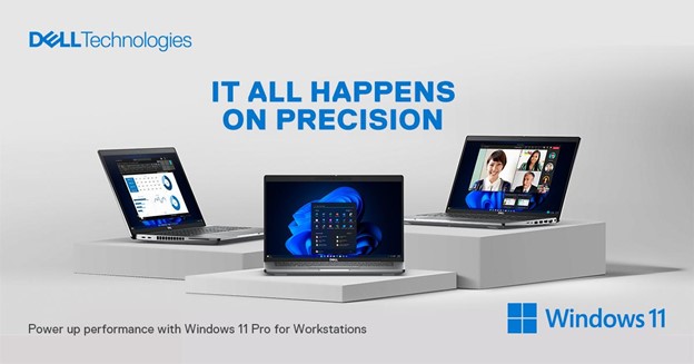 Die mobilen Workstations der Precision Serie: Hier ist grossartige Arbeit zuhause.