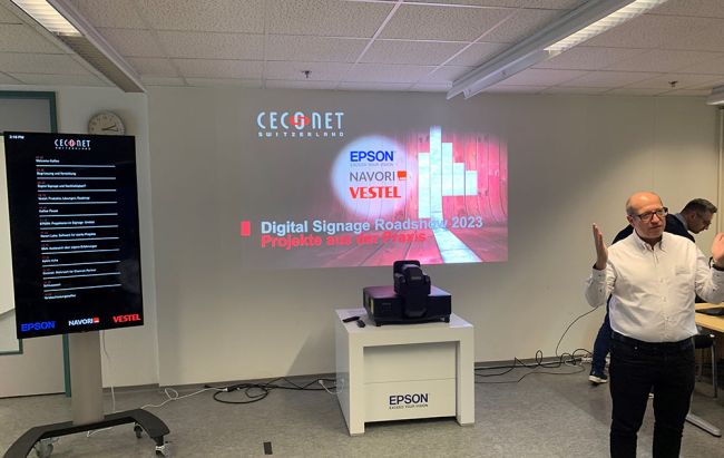 Ceconet setzt auf Digital Signage