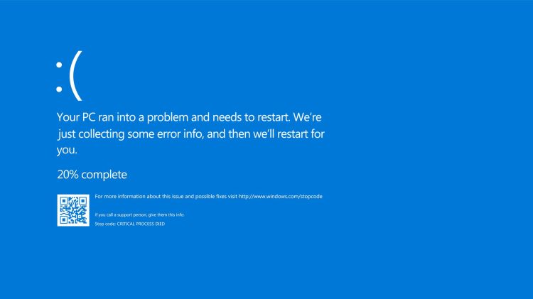Microsoft macht Schluss mit öffentlichen Blue Screens of Death 