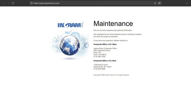 Ingram Micro kämpft mit Cybervorfall
