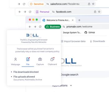 Umfassende Sicherheit und Schutz vor Datenabfluss im Browser