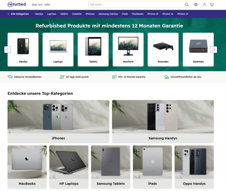 Neuer Refurbished-Anbieter für die Schweiz