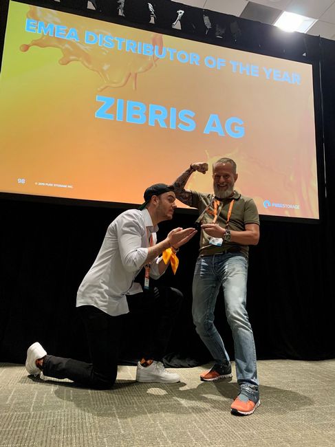 Pure Storage zeichnet Zibris als EMEA-Disti des Jahres aus