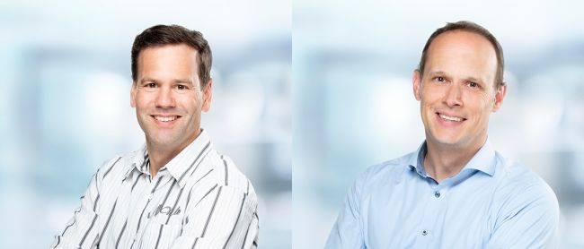 Philippe Mathys und Knut Mertens in der Geschäftsleitung von Dynasoft Deutschland