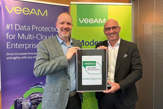 Bechtle erster VASP Platinum-Partner von Veeam in der Schweiz