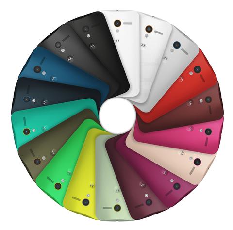 Google präsentiert farbenfrohes Moto X