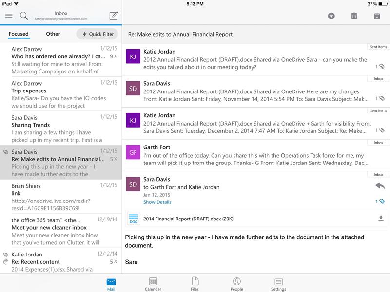 Microsoft bringt Outlook für iOS, Office für Android