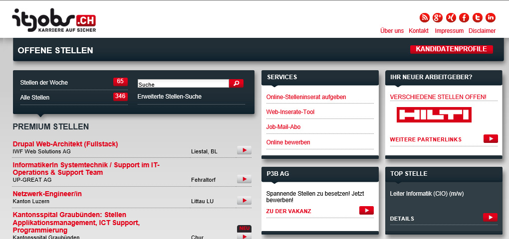 itjobs ch und jobs nzz ch ruecken zusammen - Bild 1