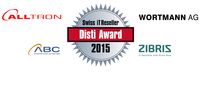 Alltron, ABC Distribution, Zibris <br>und Wortmann gewinnen Disti Award 2015