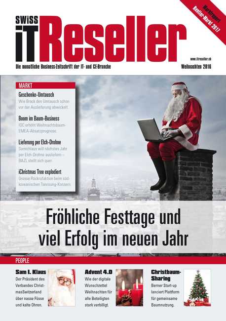 Swiss IT Reseller wünscht frohe Festtage und präsentiert die Top-News 2016