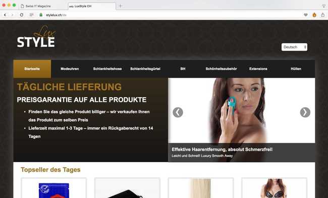 Bund warnt vor Kosmetik-Onlineshop