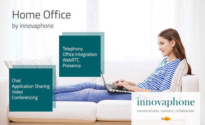 Der vollwertige Arbeitsplatz zuhause: Home Office by innovaphone
